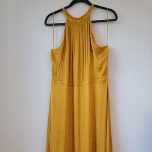 Bannana republic size 16 satin midi dress